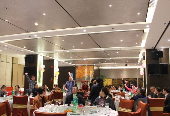 知明所举办2014年终总结会暨2015新年宴会