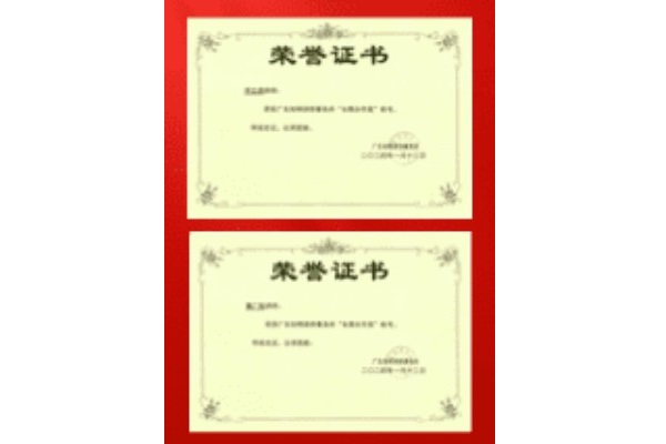 长期合作奖李志勇、曹广辉律师