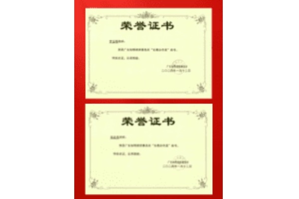 长期合作奖李玉明、张宏亮律师