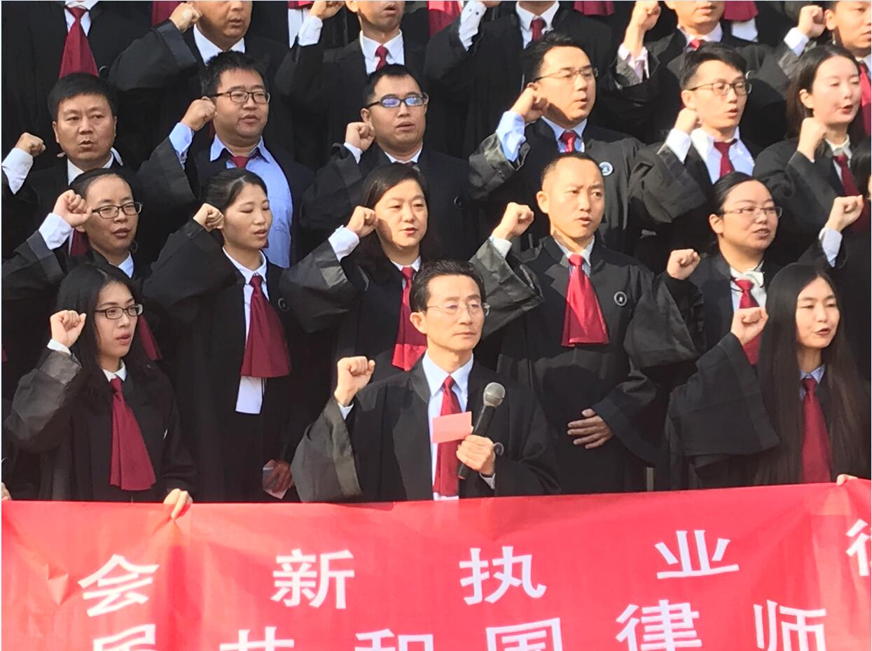 深圳律协组织新执业青年律师集体宣誓 市律协副会长,我所主任汪腾锋
